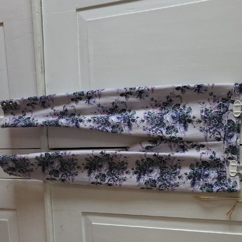 Janie and Jack Purple Floral Kids Bottoms